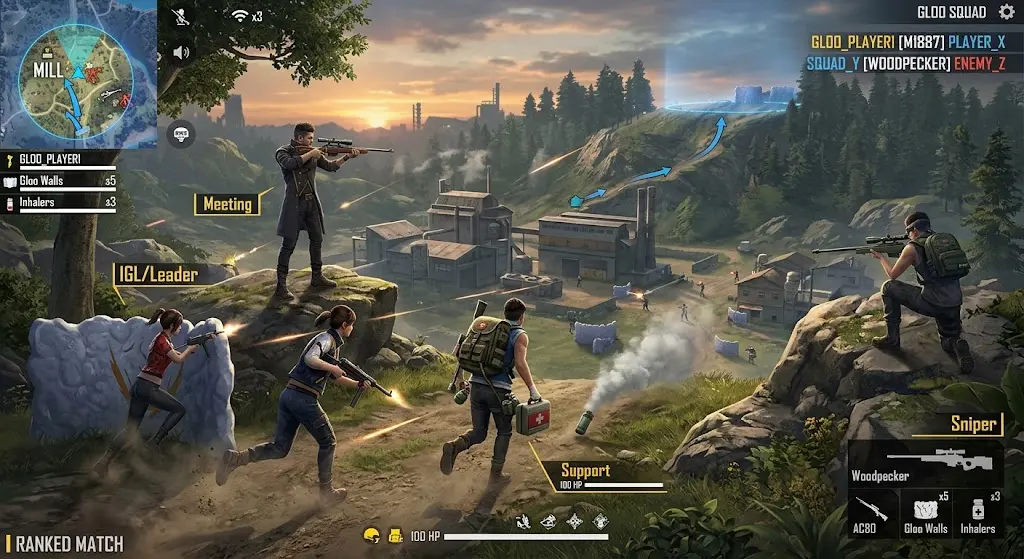 Guía de Rotaciones Tácticas y Posicionamiento en Free Fire