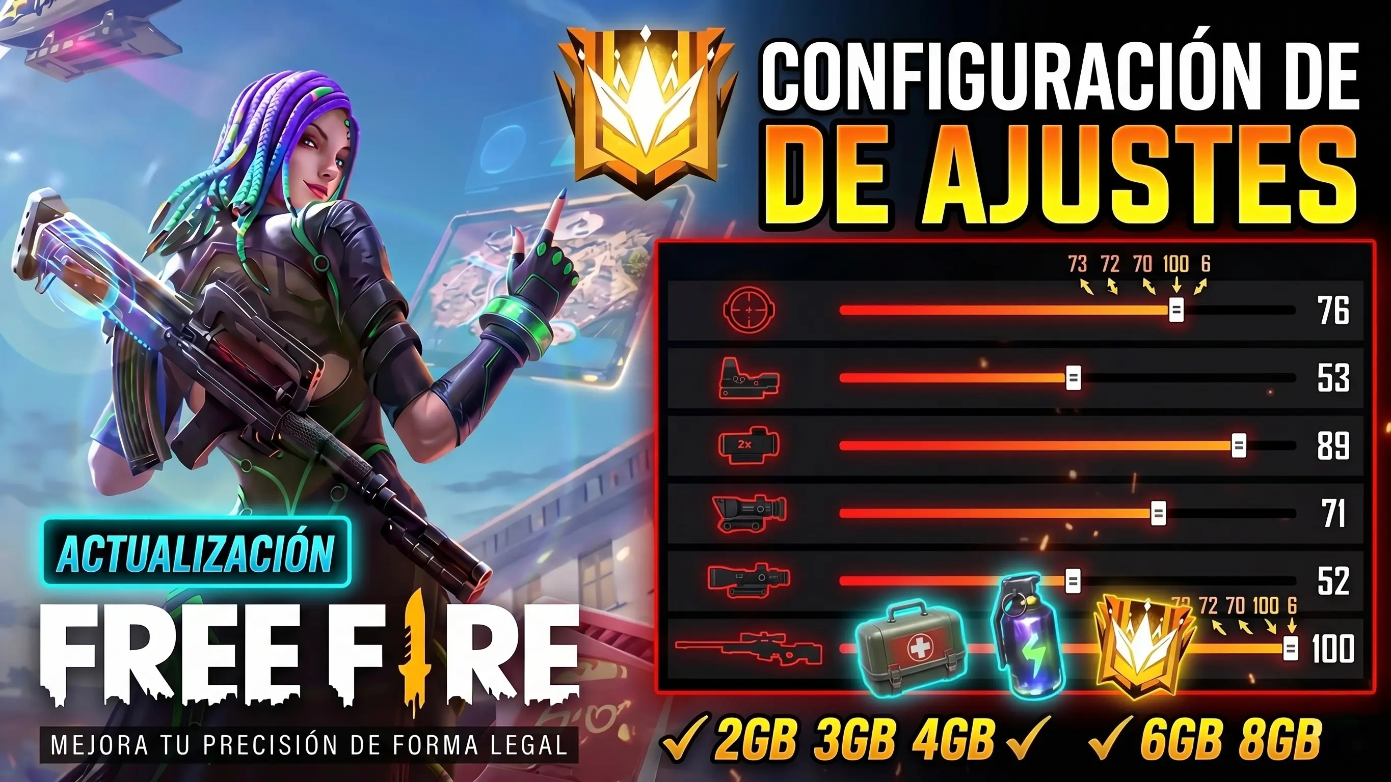 Sensibilidad Recomendada para Free Fire: Configuración Según tu Celular y Pantalla